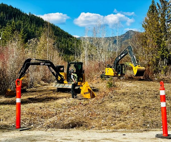 Shuswap North Okanagan Rail Trail construction underway